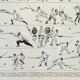 Engraving • Fencing, fighting, sport, sword • Original and vintage poster from 1898