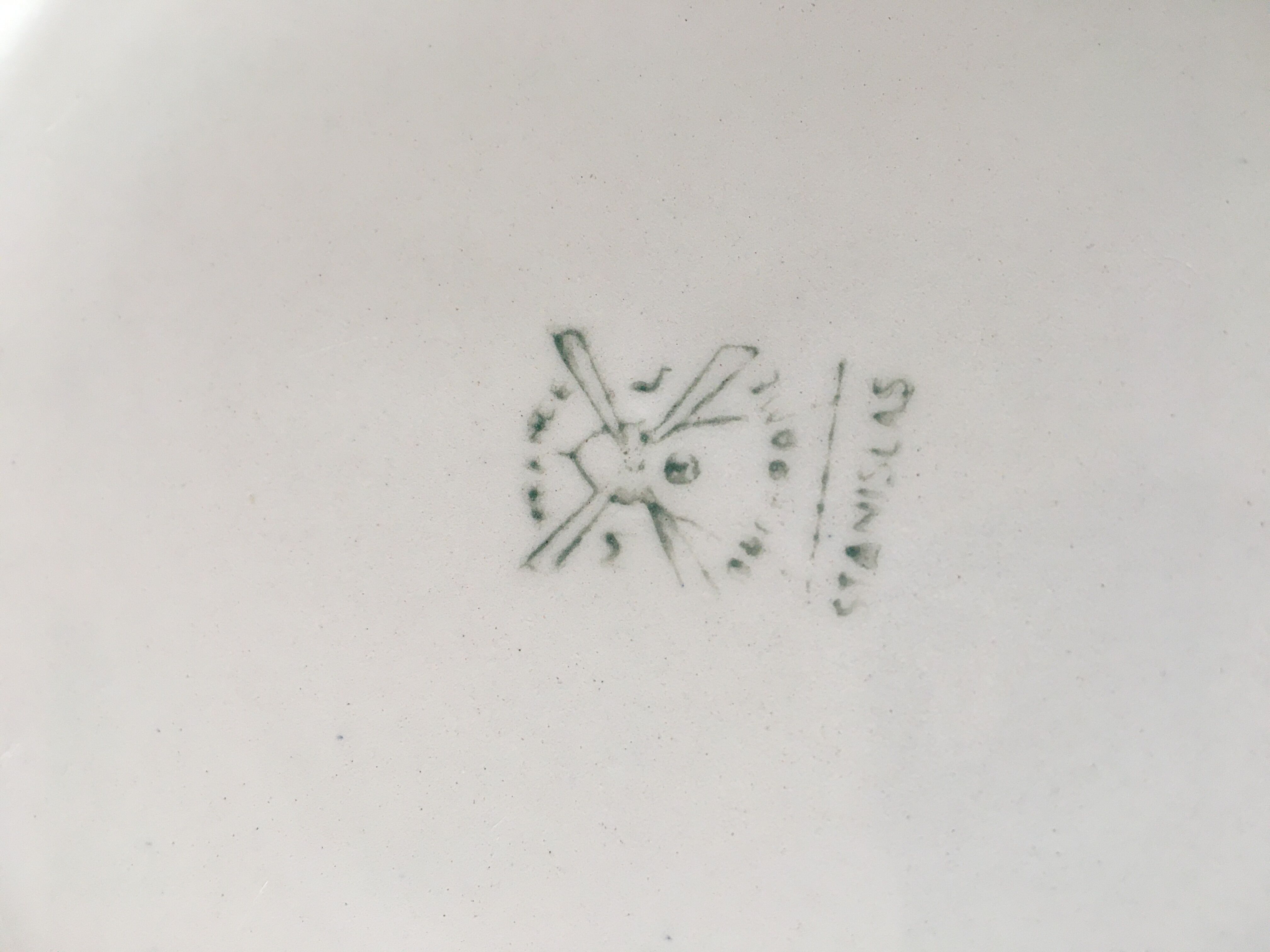 Deep dish and flat plate Moulin des Loups Stanislas model