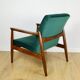 Fauteuil GFM-64, design Edmund Homa des années 70, velours vert - Jade 500 - 2 pièces disponibles