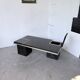 "Rizzo" lacquered and brass coffee-bar table from the 1970s.
