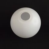 French vintage white opaque matte glass medium replacement glass globe shade