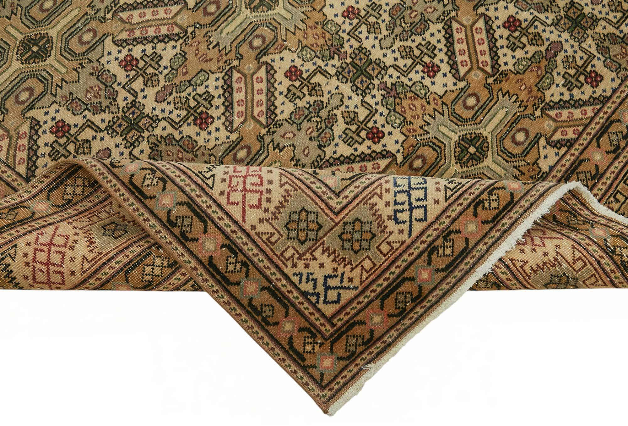 Turkish Wool Vintage Kayseri Rug 194 cm x 290 cm