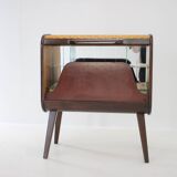 1950s Rare Wooden Bar Cabinet ,Czechoslovakia