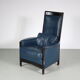 Fauteuil « peggy » des années 1980 par umberto asnago pour georgetti, italie