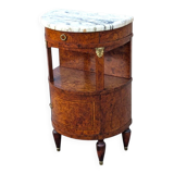 Chevet Demi Lune ancien style Louis XVI, meuble d'appoint