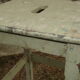 40-50 year workshop stool beautiful patina