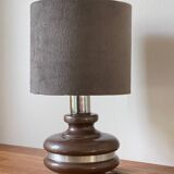 Ceramic lamp with aluminum rim 70s