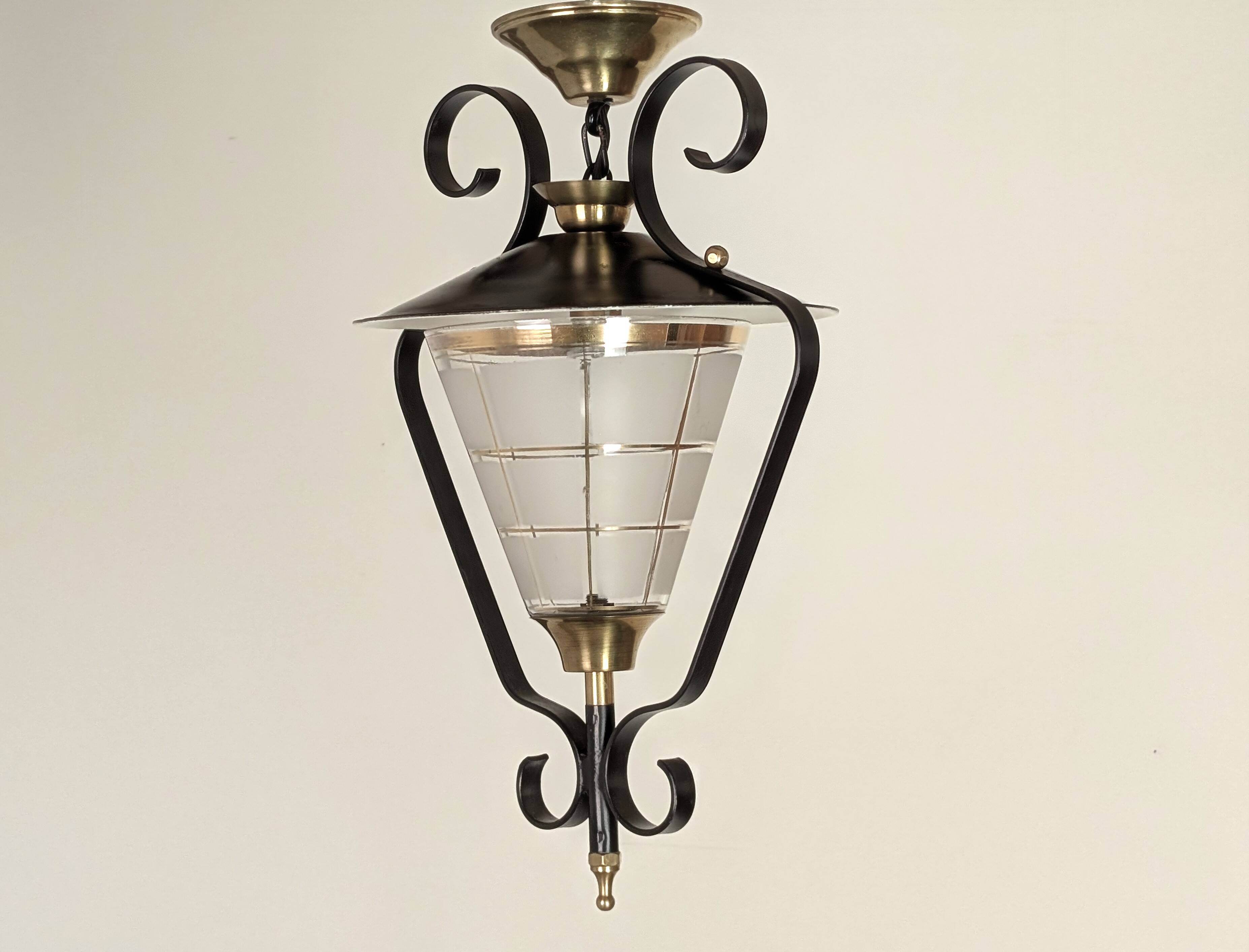 1960 lantern pendant light