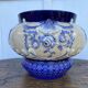 Earthenware pot cover in slipware from the Fives Lille factory