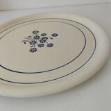 Large round dish K & G Lunéville model Martine