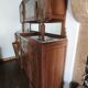 Buffet Art Déco – Noyer, placage de ronce et marbre – Vers 1930