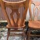 Vintage Brutalist Alsatian Bistro Chairs