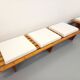 Pair of vintage  Perriand style  pine benches