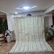 Beni Ouaren Modern White Rug with Vertical Stripes 300x200 cm