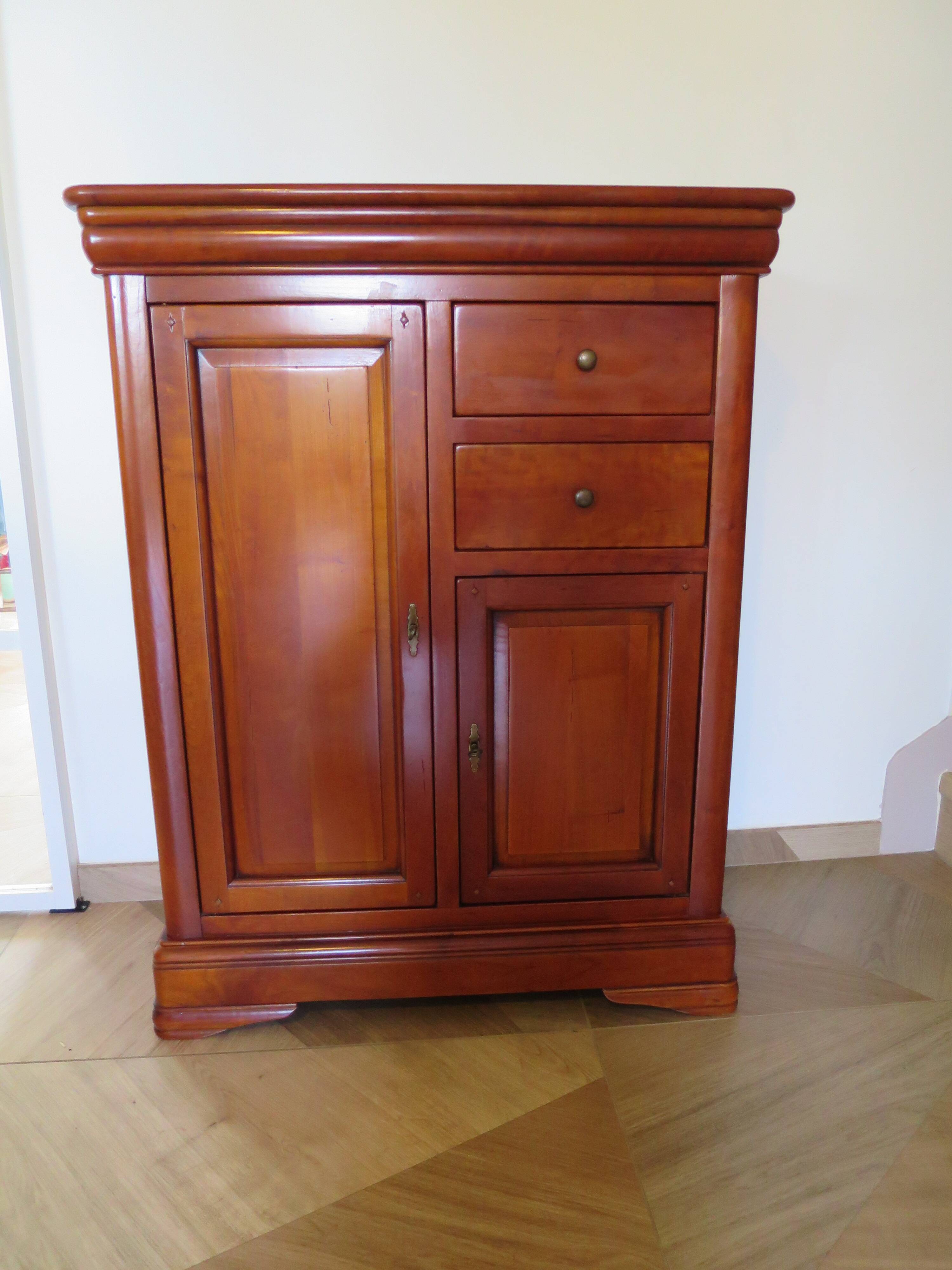 Sideboard - Entrance furniture - 2 drawers - 2 doors - solid wood