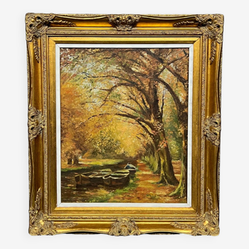 Paysage d'automne. Impressionnisme.