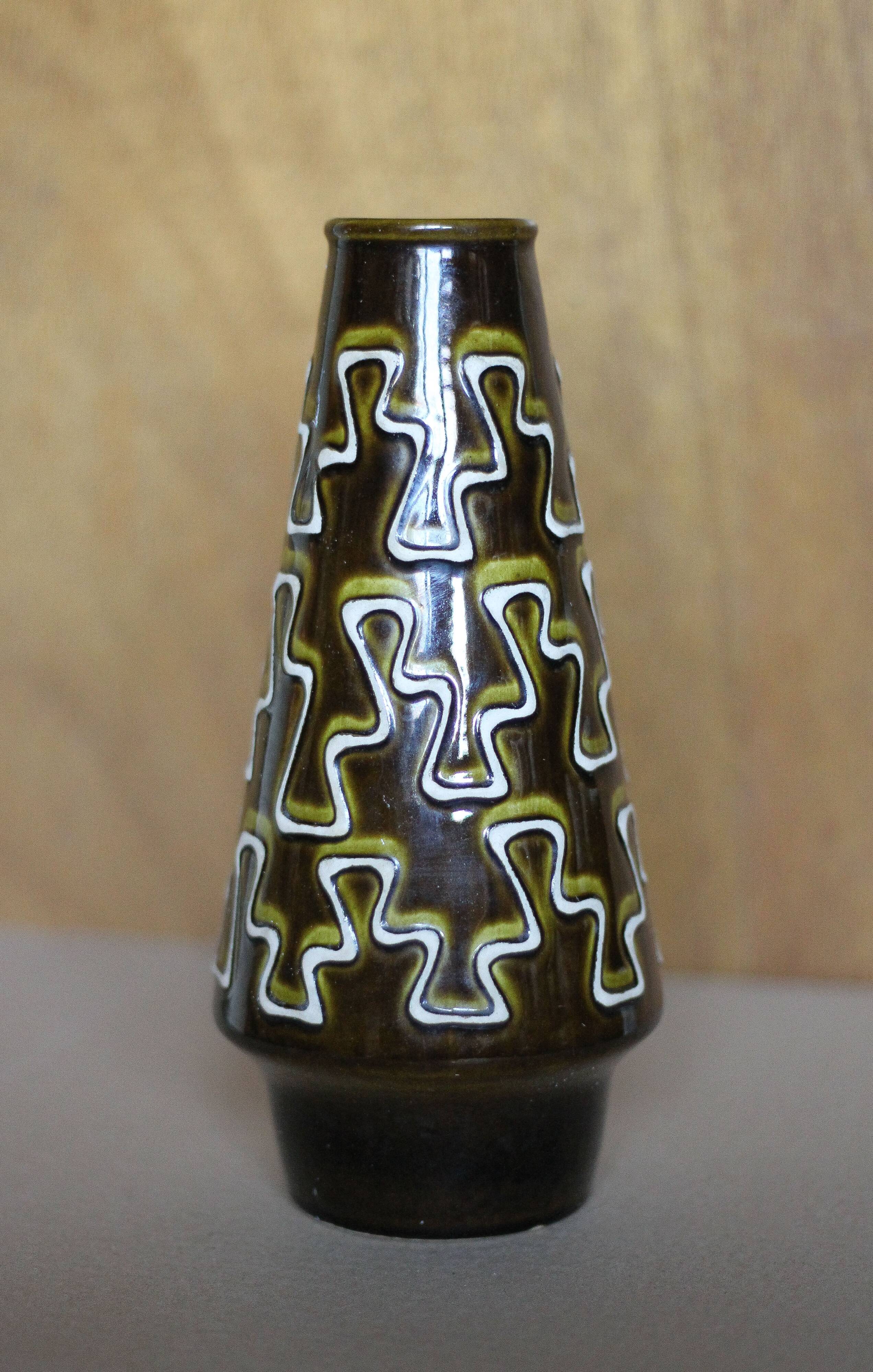 West Germany ceramic vase 2001/25, decorative vase, flower pot