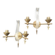 Pair of antique Art Deco wall sconces