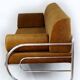 Restored Bauhaus Tubular Chrome and Steel Sofa from Hynek Gottwald, 1930s