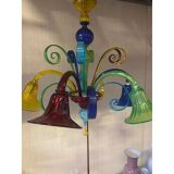 Murano Multicolors Glass Chandelier Random Colors 5 Arms