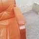Vintage leather office armchair