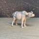 Small porcelain bull