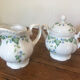 Johnson brothers vintage milk jug and sugar bowl lot