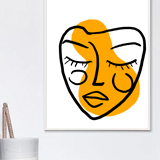 Face yellow
