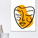 Illustration "Visage yellow"