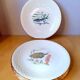 Fish plates in Limoges porcelain