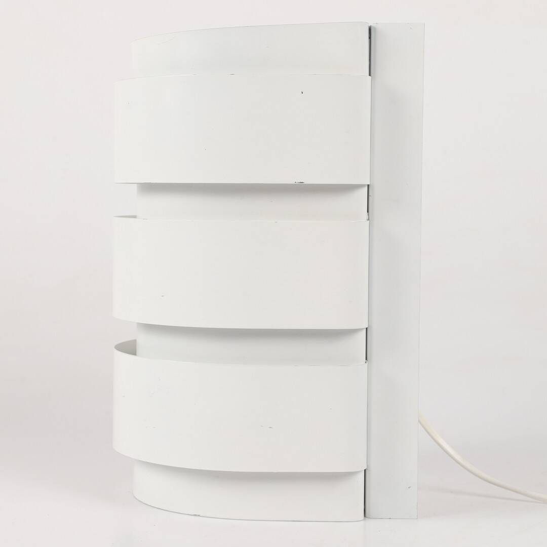 White lacquered metal wall lamp - Hans-Agne Jakobsson