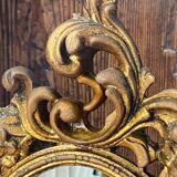 Baroque mirror from the 70s, in gilded wood