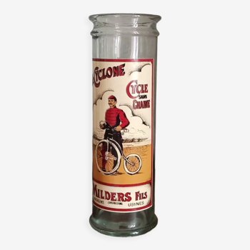 Advertising glass jar