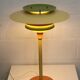 Lampe de bureau danoise unique en rose et vert par Lyskaer - Modèle 2252 -