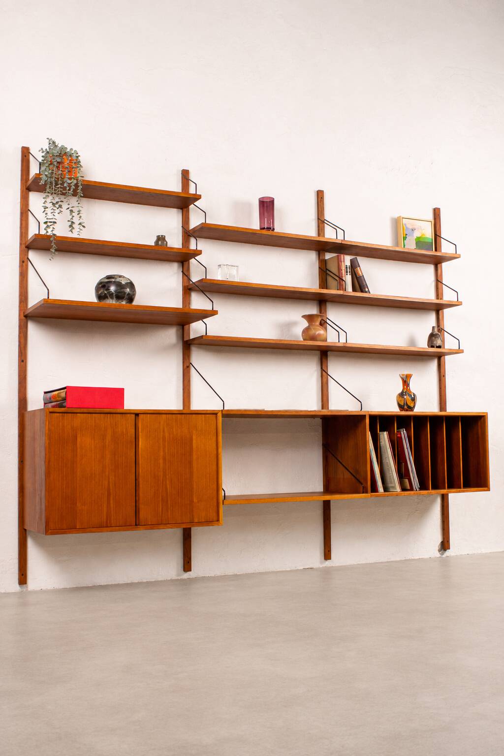 Poul Cadovius Cado Royal Shelving System Teak Vintage 60s Mid Century