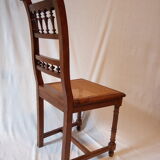 Set of 4 chairs canned 19th style Henry II