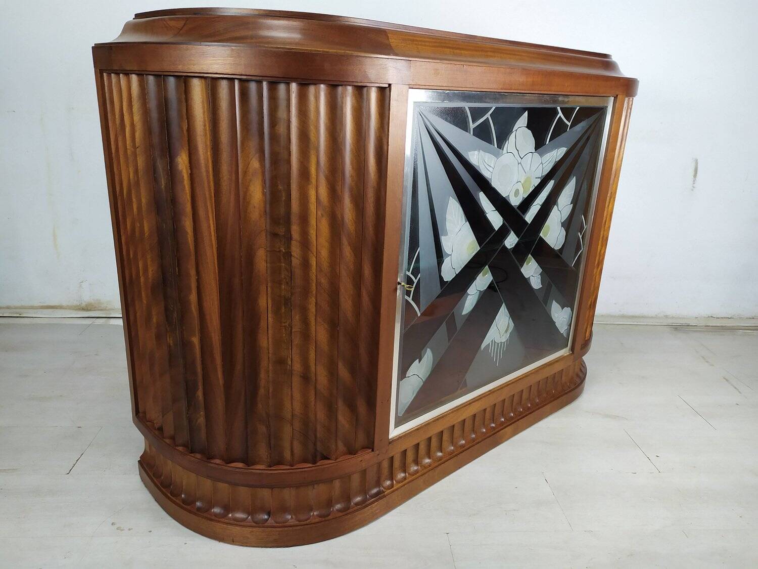 Vitrine argentier art déco, 1930s