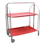 1970s trolley Dinett in red orange