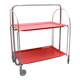 1970s trolley Dinett in red orange