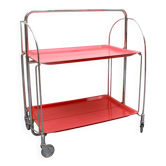 1970s trolley Dinett in red orange