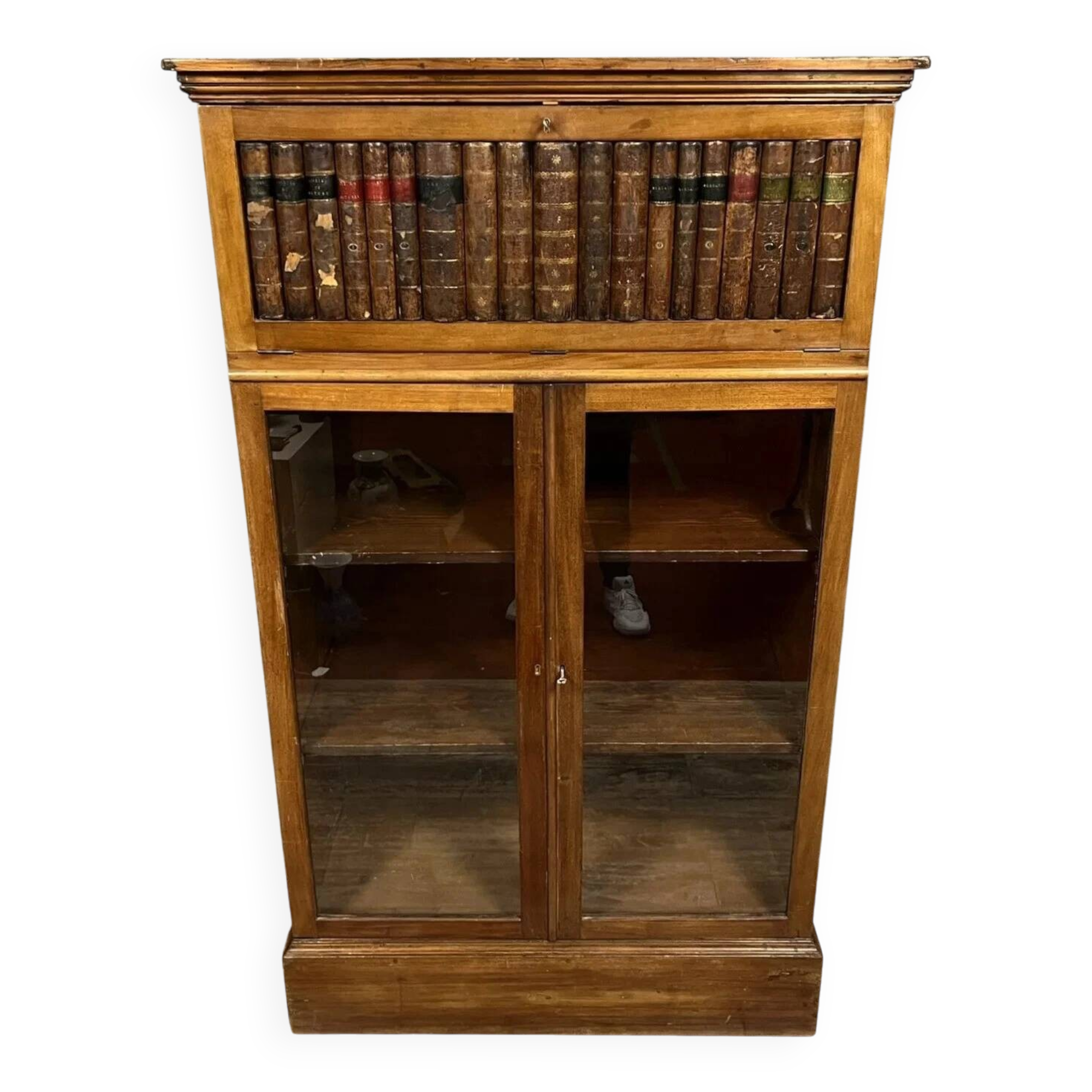 Notary's bookcase with hidden secret secretary, Napoleon III period