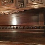 Henri II 2-part oak sideboard from the 19th century