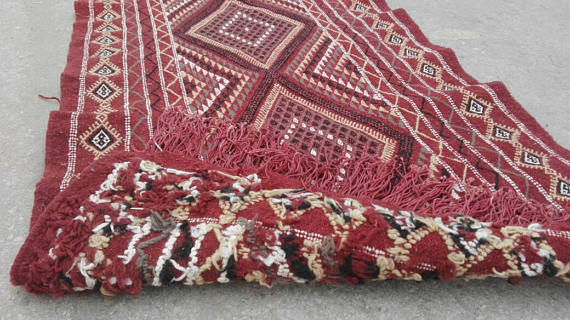 Kilim moroccan rug  275x85cm