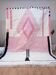 Handwoven Moroccan rug pink - colourful pattern - wool - 305 x 205 cm