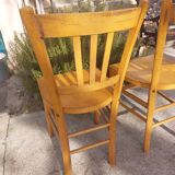 pair of Luterma style bistro chairs