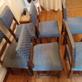 6 chaises sculptées flamand-espagnol