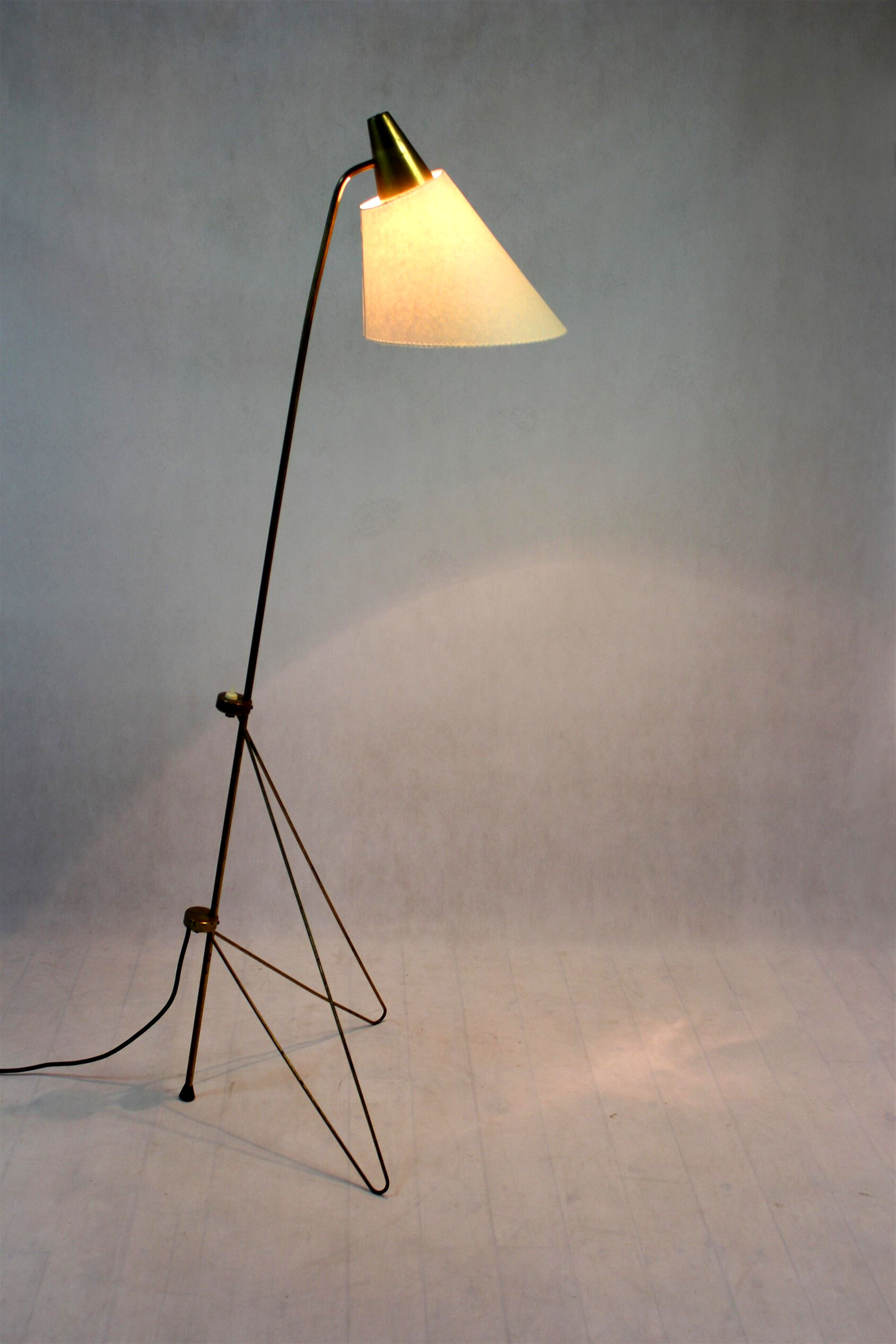 Mid-Century Space Age Giraffe Floor Lamp by Josef Hurka for Napako, 1950s