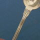 Set of 6 teaspoons in silver metal.