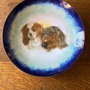 Coupelle en métal émaillée King  Charles