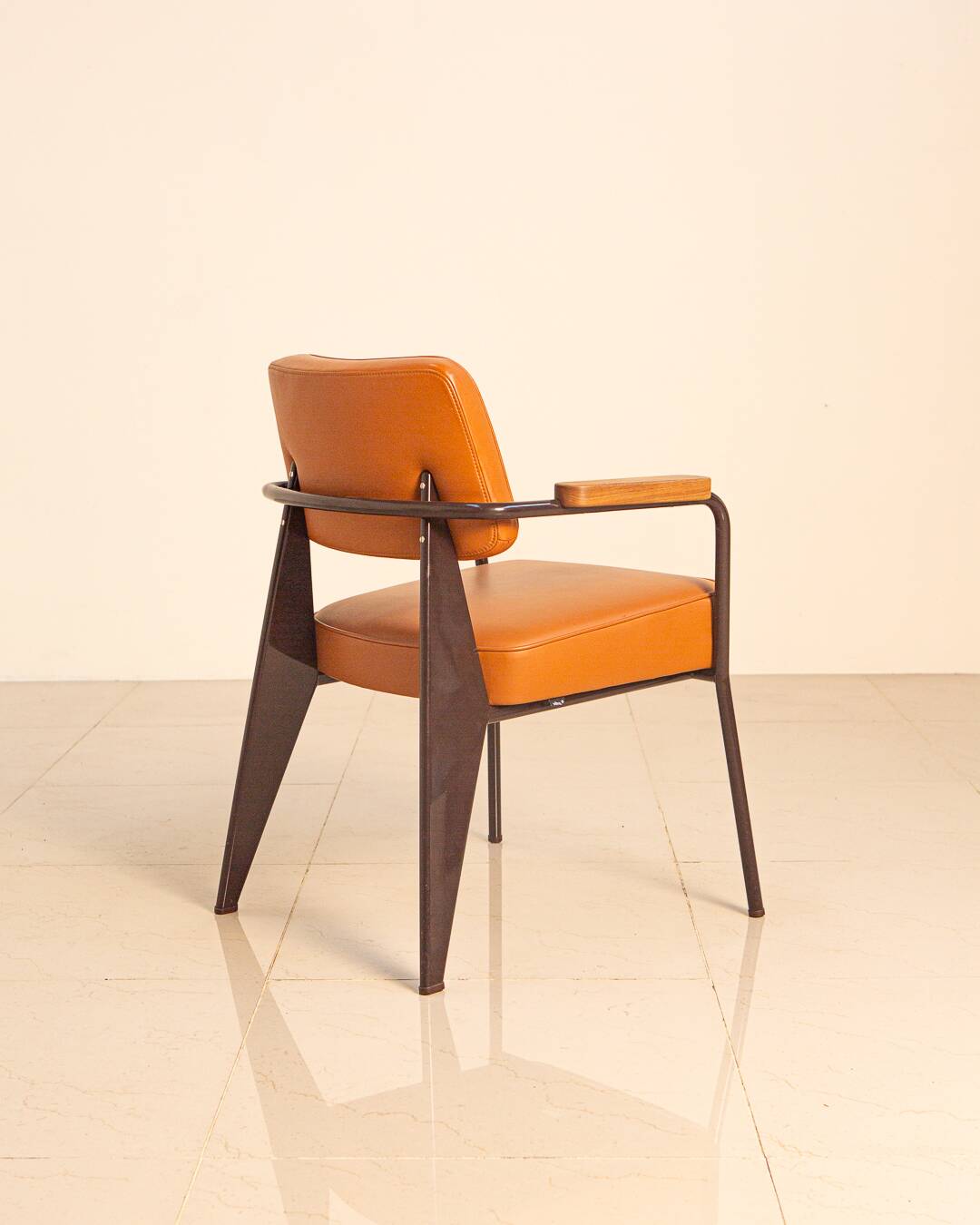 Cognac executive chair by Jean Prouvé for Vitra, 2000s